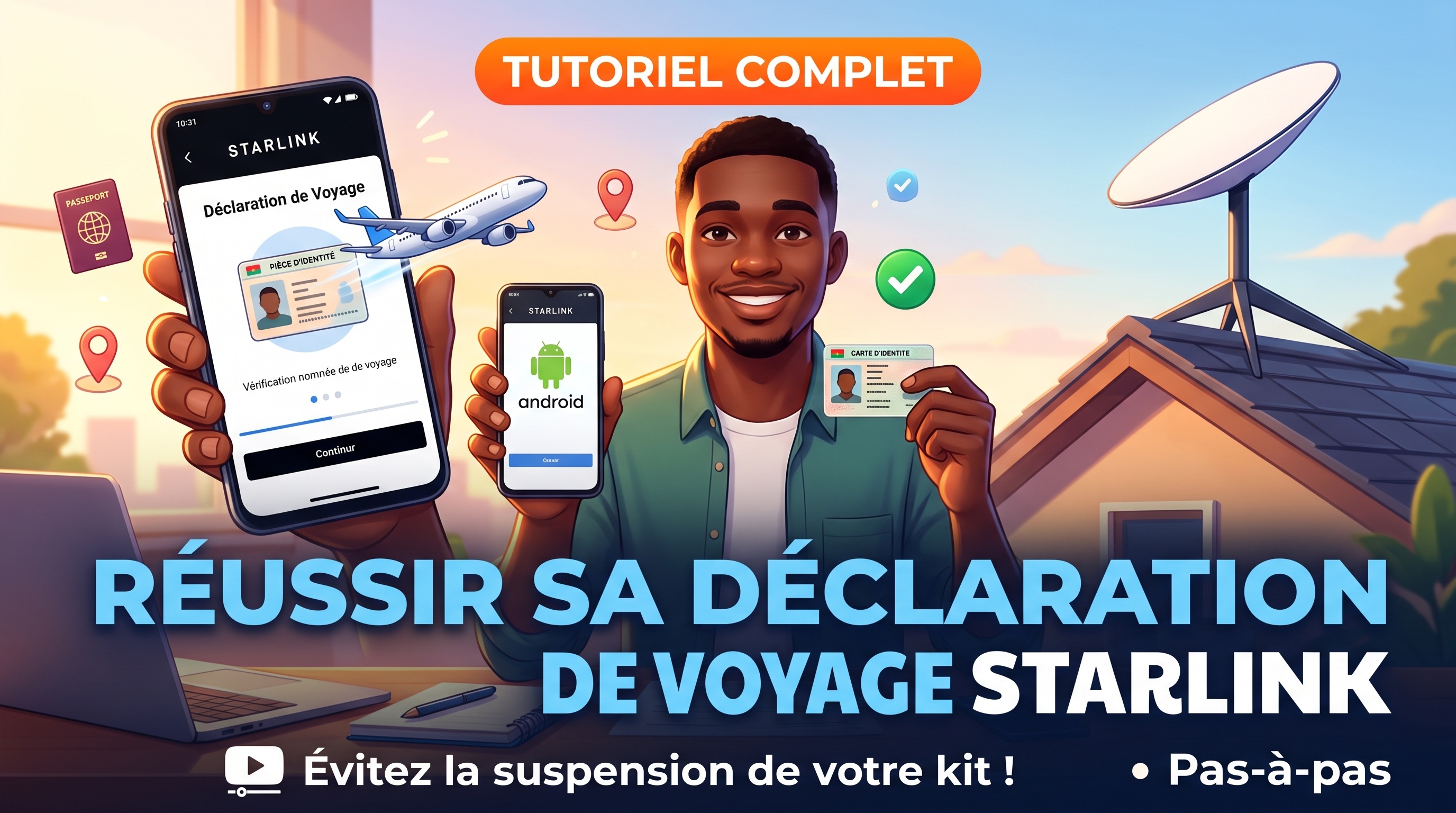 Tutoriel complet : Remplir sa déclaration de voyage Starlink sans erreur